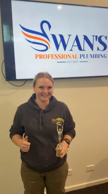 Sarah our lead plumber