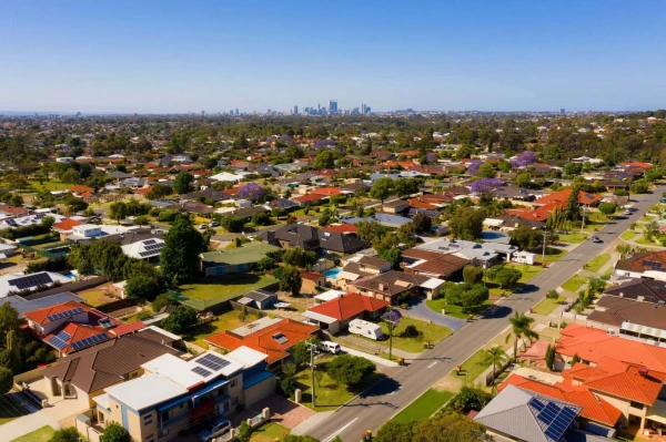 overview image of the suburb of Bayswater