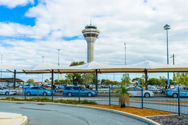 Perth airport near Belmont