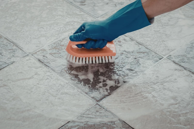 wipe and clean tiles after shower